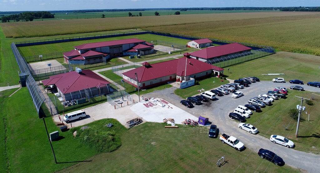 Aerial view of Dermott facility