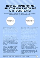 How Can I Care For My Relative?