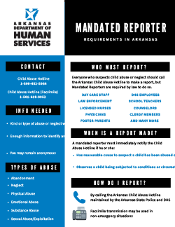 Mandated Reporter